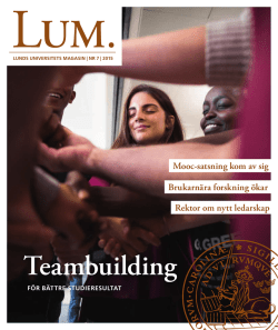 LUM 7-2015 - Lunds universitet