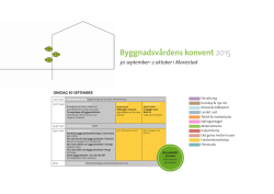 Byggnadsvårdens konvent 2015