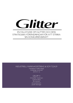Glitter - Grupp 4