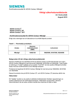 Siemens Healthcare Diagnostics Inc