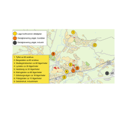 Karta över planerade bostäder