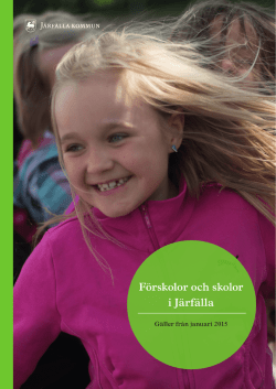 Förskolor och skolor i Järfälla 2015