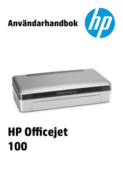 HP Officejet 100 Mobile Printer L411 User Guide - SVWW