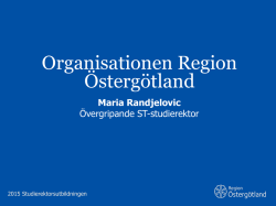 Organisationen Region Östergötland
