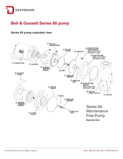 B Bell & Gosse ett Ser ies 60 pump