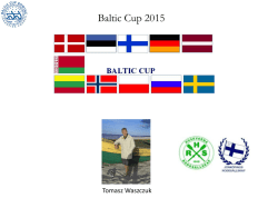 Baltic Cup presentation