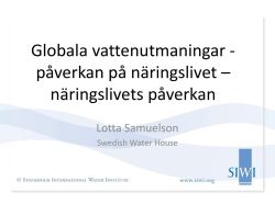 Lotta Samuelson - Swedish Water House