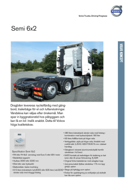 Semi 6x2 - Volvo Trucks