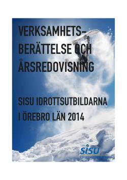 SISU:s årsredovisning 2014