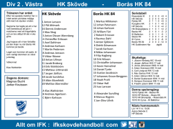 Borås - IFK Skövde Handboll