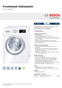Bosch WAT 286M8SN
