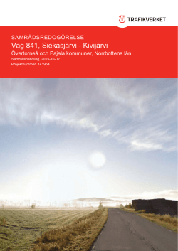Väg 841, Siekasjärvi - Kivijärvi