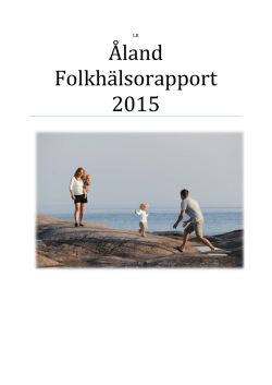 Åland Folkhälsorapport 2015