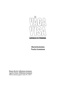 Backeboskolan Nacka kommun