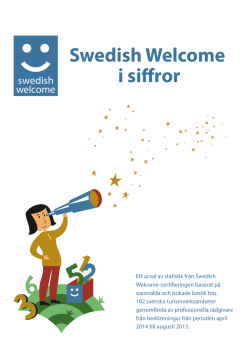 2014 2015 - Swedish Welcome