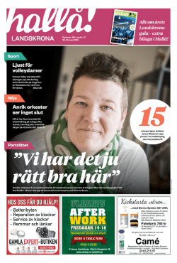 Hallå 20150325 - Netpublicator