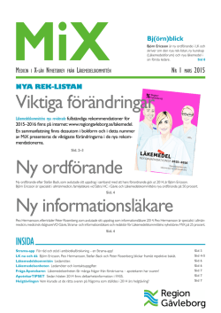 MiX 1/2015 - Region Gävleborg