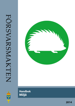 Handbok miljö 2014 remissversion