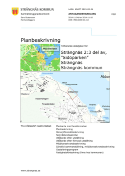 2. Planbeskrivning_Sidöparken_LAGA