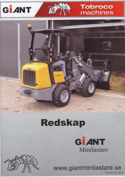 Redskap - GLB Maskinkonsult AB