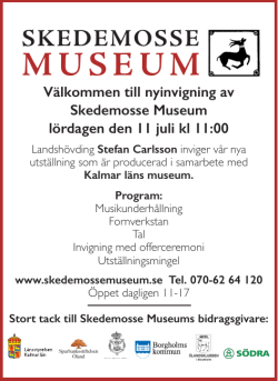 Inbjudan Museum 11/7 2015