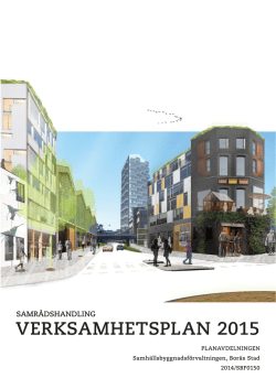Verksamhetsplan 2015 EML+KA samråd.indd