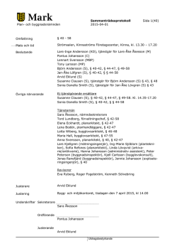 2014-04-01 Plan- och byggnadsnämnden