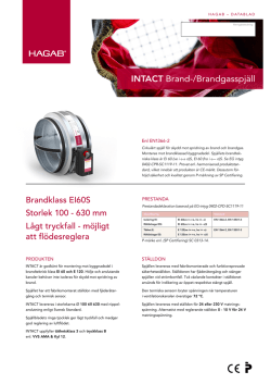 INTACT Brand/Brandgasspjäll