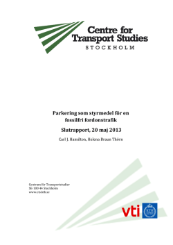 Underlagsrapport 13 - Parkering (pdf 1 MB)