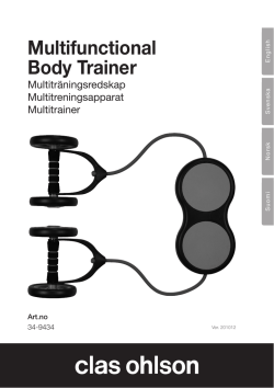 Multifunctional Body Trainer