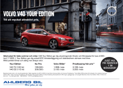 volvo v40 your edition
