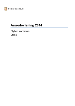 Årsredovisning 2014 –