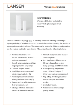 Wireless Smart Metering LAN-WMBUS-M