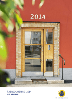 Årsredovisning 2014