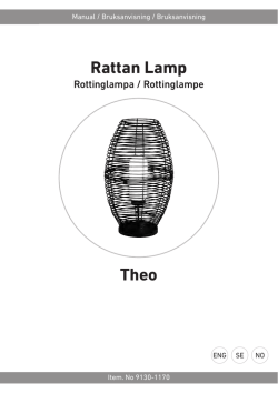 Rattan Lamp Theo