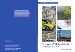 Sveriges officiella statistik – årlig rapport för 2014