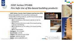 COST Action FP1404 Fire Safe Use of Bio-based building