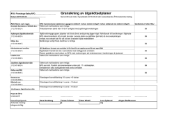 Granskningsmall för älgskötselplaner Finnskoga-Dalby 2015-05-20