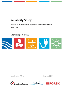 Analysis of Electrical Systems within Offshore Wind Parks