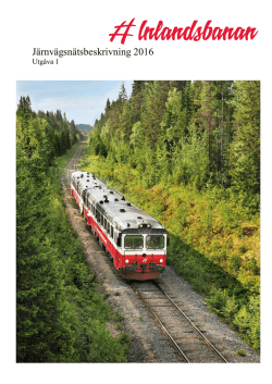 Järnvägsnätsbeskrivning 2016