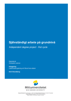 Sj&auml;lvst&auml;ndigt arbete p&aring; grundniv&aring;