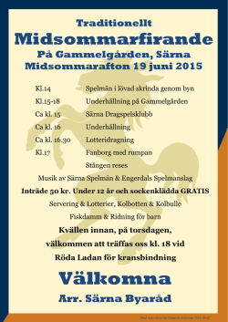 2015 Traditionellt Midsommarfirande svenska