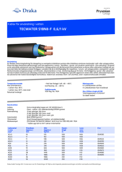 TECWATER S1BN8-F 0,6/1 kV