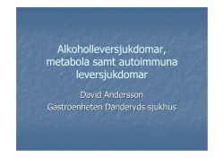 Alkoholleversjd - D Andersson ht14 - Ping-Pong