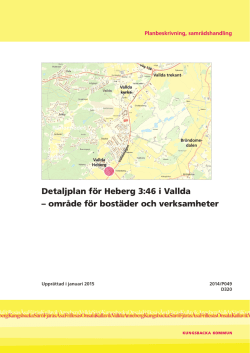 Detaljplan för Heberg 3:46 i Vallda