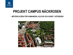 presentation - Projekt Campus Näckrosen