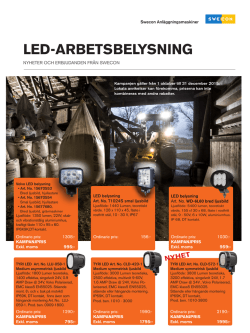 Belysning - Volvo Construction Equipment