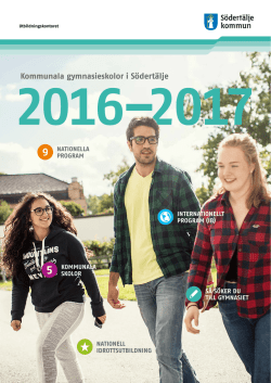 Kommunala gymnasieskolor i Södertälje
