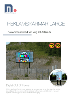 REKLAMSKÄRMAR LARGE - Microbus LedDisplay.se