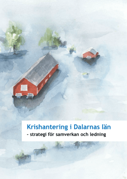 Strategi för Krishantering i Dalarnas län